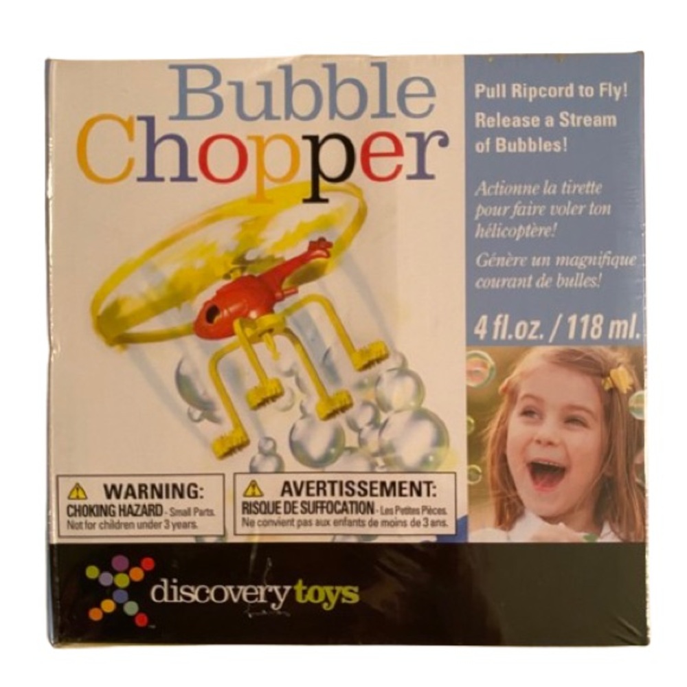 Discovery Toys Kids Bubble Chopper 2016 Ages 3+ Outdoor Fun New SEALED Packaging